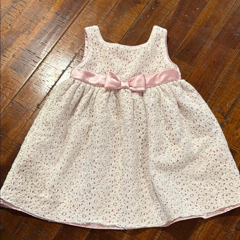 White Lace Kids Dress